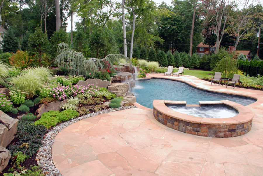 Professional pool, landscaping & garden maintenance bergen county nj Patio Pool Ideas